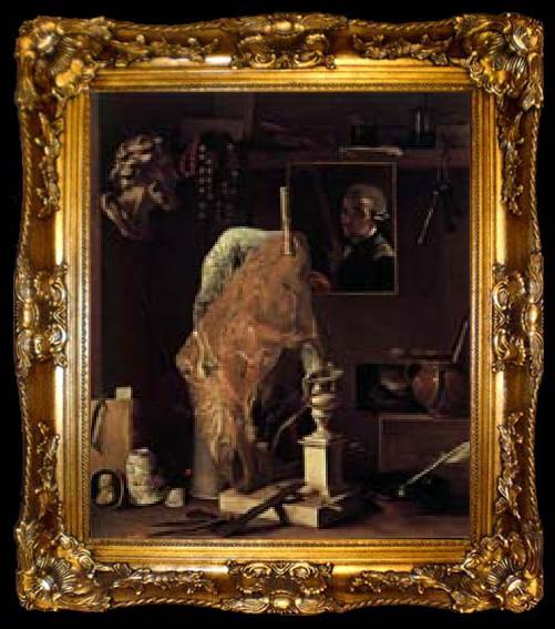 framed  Antonio Cioci Self-Portrait, ta009-2